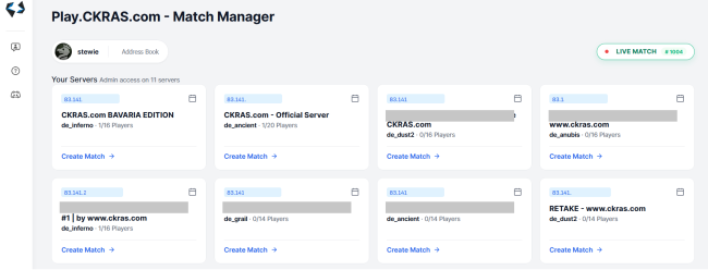 Play Dashboard by CKRAS.com