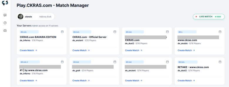 Play Dashboard by CKRAS.com